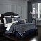 Chic Home Merlina Merlina 9 or 13 Piece Comforter Set Jacquard Geometric Scroll Medallion Pattern Solid Border Design Bedding